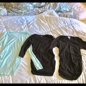 Maternity Shirts Lot. Long sleeve & 3/4 length.